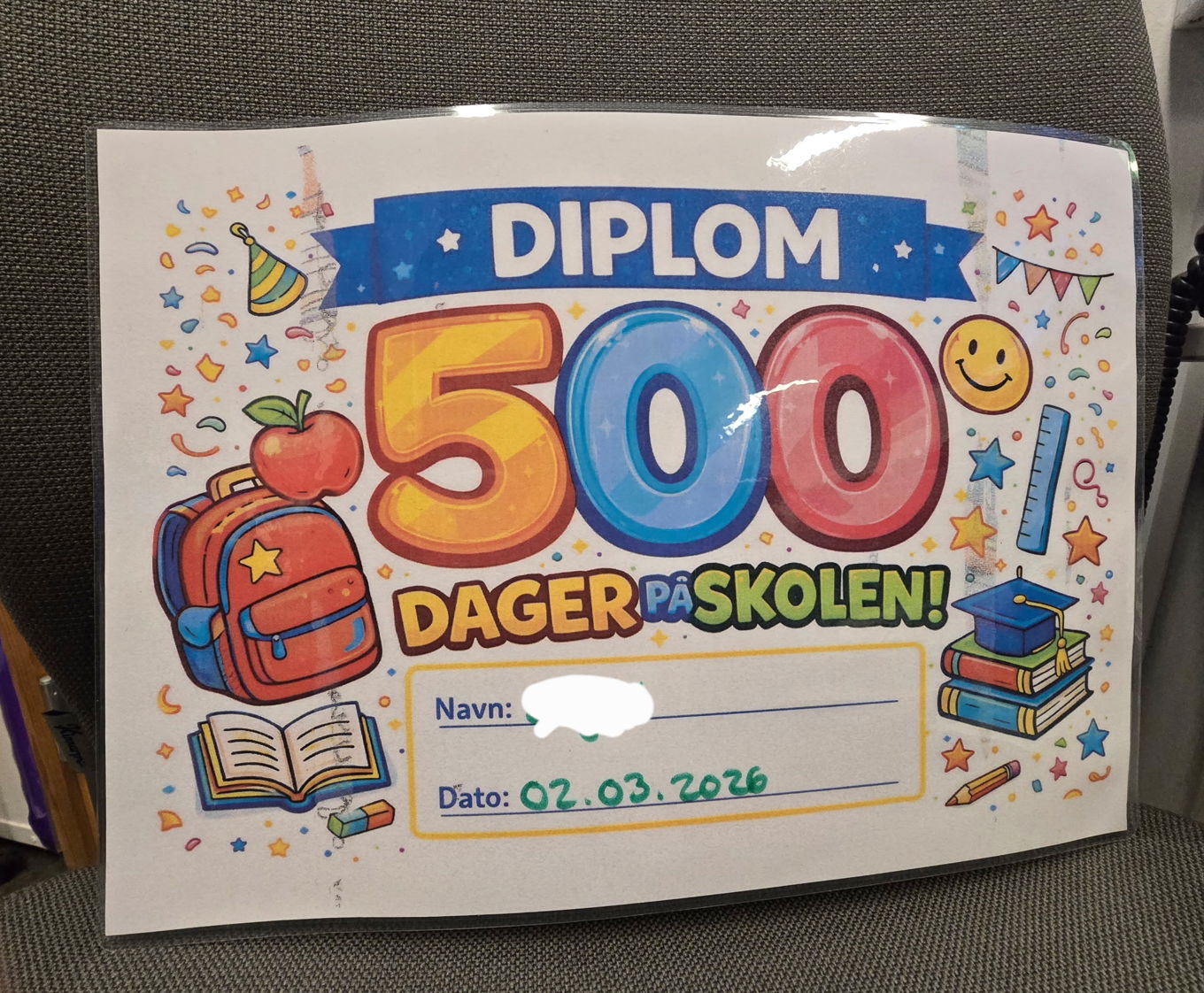 En eske med frokostblanding