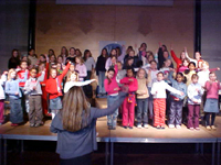 H&oslash;yenhall skole sitt elevkor